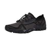 Chaussures aquatiques en maille respirante pour homme - Chaussures de randonnée tendance pour l'été et l'automne - Chaussures de sport antidérapantes - Légères et décontractées - Chaussures de voyage