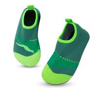 Chaussures Aquatiques Enfant Garçon Fille Chaussures de Plage Séchage Rapide Antidérapant Pieds Nus Chaussettes de d'eau Chaussons Barefoot Piscine Aqua Surf Nager Plongée Sport 24/25EU Crocodile