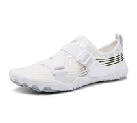 Chaussures Aquatiques Femmes Sport plongée randonnée Plage Piscine Confortables antidérapantes légères séchage Rapide Outdoor Nautique (White, 39)