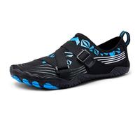 Chaussures Aquatiques Femmes Sport plongée randonnée Plage Piscine Confortables antidérapantes légères séchage Rapide Outdoor Nautique (Black, 43)
