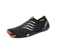 Chaussures Aquatiques Homme Chaussure Eau D Femme Plage Minimalistes d'eau De des pour La Mer Chausson Piscine Sandales Plastique Et Water Shoes Pieds Nus Marche Aquatique Barefoot,a-Le noir35