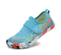 Chaussures aquatiques pieds nus confortables à semelle souple pour enfants - Chaussures de plage à double usage - Matériau à séchage rapide - Semelle antidérapante - Chaussures multi-sports pour