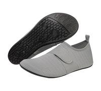 Chaussures aquatiques pieds nus pour homme et femme - Coupe large - Chaussures de marche pieds nus zéro chute - Baskets confortables avec sangle réglable - Respirantes et antidérapantes - Pour pieds