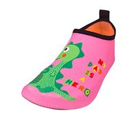 Chaussures aquatiques pour enfant - Séchage rapide - Respirantes - Chaussures pieds nus - Antidérapantes - Chaussures de surf - Chaussures de sport pour enfant - Piscine - Garçon, Rose, 24 EU