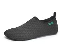 Chaussures aquatiques pour femme - Chaussures de natation pour homme et femme - Chaussures pieds nus - Chaussures de piscine - Chaussures de yoga rapides pour sports nautiques, 354 noir, 46/47 EU