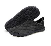 Chaussures aquatiques respirantes à bout large pour homme et femme - Chaussures de plage confortables et minimalistes - Baskets zéro goutte, Noir , 47 EU