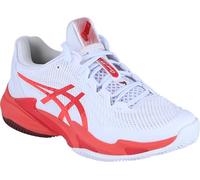 ASICS Homme Court FF 3 Clay Novak Sneaker, Blanc/Rouge ÉLECTRIQUE, 44.5 EU