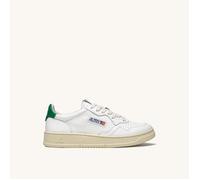 Chaussures Autry Medalist Low pour femme - Blanc / vert - Style vintage années 80