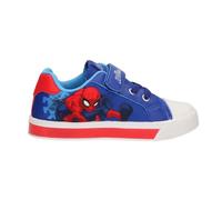 Chaussures avec lumières Spiderman en Toile pour Enfant - Chaussures avec lumières Semelle PVC pour garçon et Fille, légères et Confortables pour Tous Les Jours, Bleu foncé, 28 EU