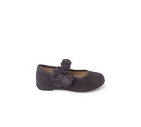 Chaussures Babies Bride Froncée Et Nœud Pour Fille Gris 28