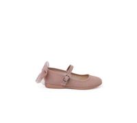 Chaussures babies cérémonie nœud de tulle rose claire 28