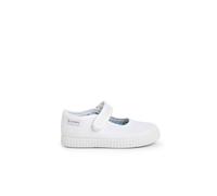 Chaussures Babies Fille À Scratch Style Basket Blanc 33