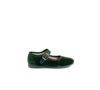 Pisamonas Chaussures Babies Fille en Velours Fermeture À Boucle Taille 28 Couleur Vert
