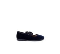 Chaussures Babies Velours Avec Nœud Gros-grain Filles Bleu Marine 31