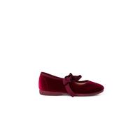 Pisamonas Chaussures Babies Velours avec Nœud Gros-Grain Filles