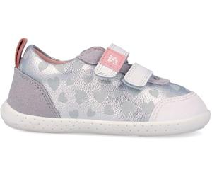 Chaussures Barefoot pour premiers pas, Argent B198, 20 EU
