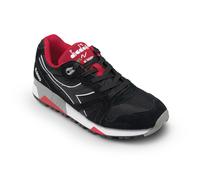 Chaussures Baskets Homme Diadora Modèle N9000 Nyl II Black/Ferrari Red