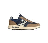 Chaussures Baskets Napapijri Homme Cuir Bleu Marine