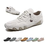 Chaussures Basse Beck Faites À La Main, Femme for Extérieur Imperméables Antidérapantes Légères Respirantes Décontractées À Semelle Plate Sans Lacets Confortables for La Marche Pieds Nus(Sand color,35