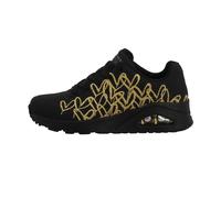Chaussures Basses Cuir Ou Simili Skechers Uno - Golden Heart Noir - 37