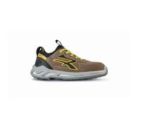 CHAUSSURES BASSES CURRY s ESD S1PS FO SR MARRON-JAUNE - U POWER - RS20156 35