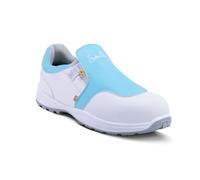 Chaussures basses de sécurité MOON S2 SRC ESD blanches/bleues - GASTON MILLE - MHBE2 48