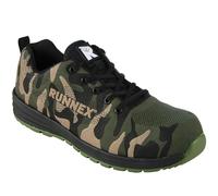 Chaussures basses de sécurité RUNNEX® S3 SportStar olive/noir/beige 5346 : Taille 40 EU Taille : 40 EU