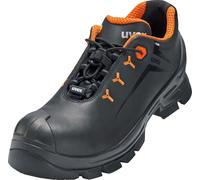 Chaussures basses de sécurité UVEX 2 MACSOLE taille 52 W14 S3L ESD SR HRO noir/or 6522.4, Niveau de protection:S3, Taille:49, Couleur:noir/orange, Largeur:11