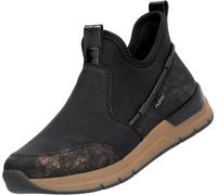 Chaussures basses de sport Rieker à semelle moulée mode en noir, taille 42
