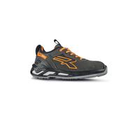 CHAUSSURES BASSES DUKE s ESD S3S CI FO SR GRIS FONCÉ-ORANGE - U POWER - RS20124 37