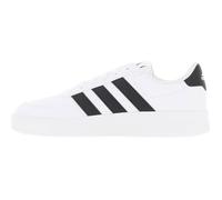Chaussures basses en cuir ou simili Breaknet 2.0 - Adidas - Homme - Blanc - Lacets 41 1/3