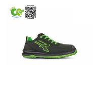 CHAUSSURES BASSES ISLAND UK s ESD S3S CI FO SR NOIR-VERT FLUO - U POWER - RI20334 43
