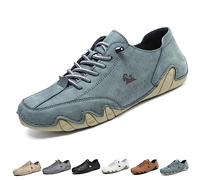 Chaussures basses italiennes faites à la main, chaussures à enfiler en cuir souple Beck Shoes for hommes, imperméables, antidérapantes, légères et respirantes, baskets décontractées for la randonnée e
