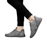 Chaussures basses pour homme en toile Chaussures de sport d'extérieur Mode Trekking Chaussures de randonnée pour homme Baskets avec lacets Chaussures de fitness légères Chaussures de course