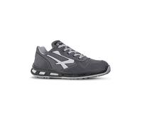 U-Power Red Lion Push, Chaussures de sécurité Unisexes, légères, Flexibles, Anti-crevaison en Cuir, avec Insert Infinergy, avec Embouts en Aluminium (Grey 45)