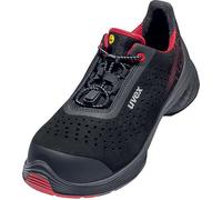 chaussures basses uvex 1 G2 S1P noir, rouge largeur 11 T. 47