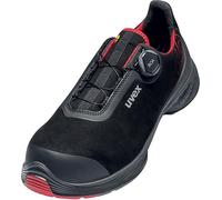 chaussures basses uvex 1 G2 S3 noir, rouge largeur 11 Gr. 41