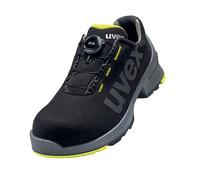 chaussures basses uvex 1 S2 noir, jaune largeur 10 Gr. 41