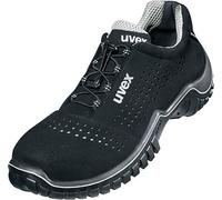 chaussures basses uvex motion style S1 noir, argent largeur 11 Gr. 38