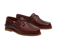 Chaussures bateau classiques Timberland A2Q9X bordeaux pleine fleur marron pour femme, mocassins à lacets 40
