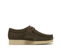 Chaussures bateau en daim femme Clarks Wallabee Lite Vert 39,5