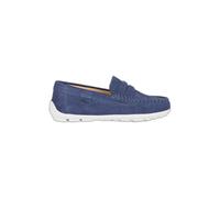 Chaussures bateau fille Geox New Fast Bleu 31