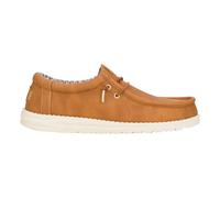 HEYDUDE Chaussures pour Hommes Wally Classic — semelles confortables, style mocassin, Tan 44
