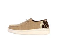 Chaussures Bateau - HEY DUDE - Wendy Rise Animal - Beige - Femme - Plat 39