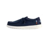 Hey Dude Homme Wally Sport Mesh Moccasin, Bleu Marine, 43 EU