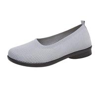 Chaussures bateau pour femme - Chaussures basses en tricot - Chaussures de loisirs - Chaussures de santé - Chaussures orthopédiques - Chaussures d'été - Chaussures de marche - Semelle plate