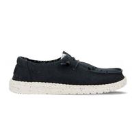 Chaussures Bateau pour Femme Hey Dude Wendy Canvas W Noir 40902-001 - HEY DUDE - Plat - Lacets - Canvas 37