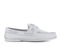 Chaussures Bateau pour Homme Seajure Knude en Cuir Blanc
