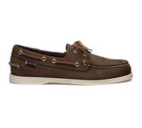Chaussures bateau Sebago Docksides NBK en daim marron foncé pour homme - Taille UK 8.5 EU 43 41,5