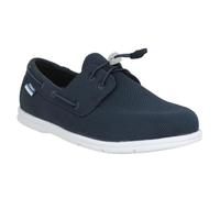 Chaussures bateaux homme SEBAGO Monterey Navy - Cuir - Semelle caoutchouc - Bleu 43